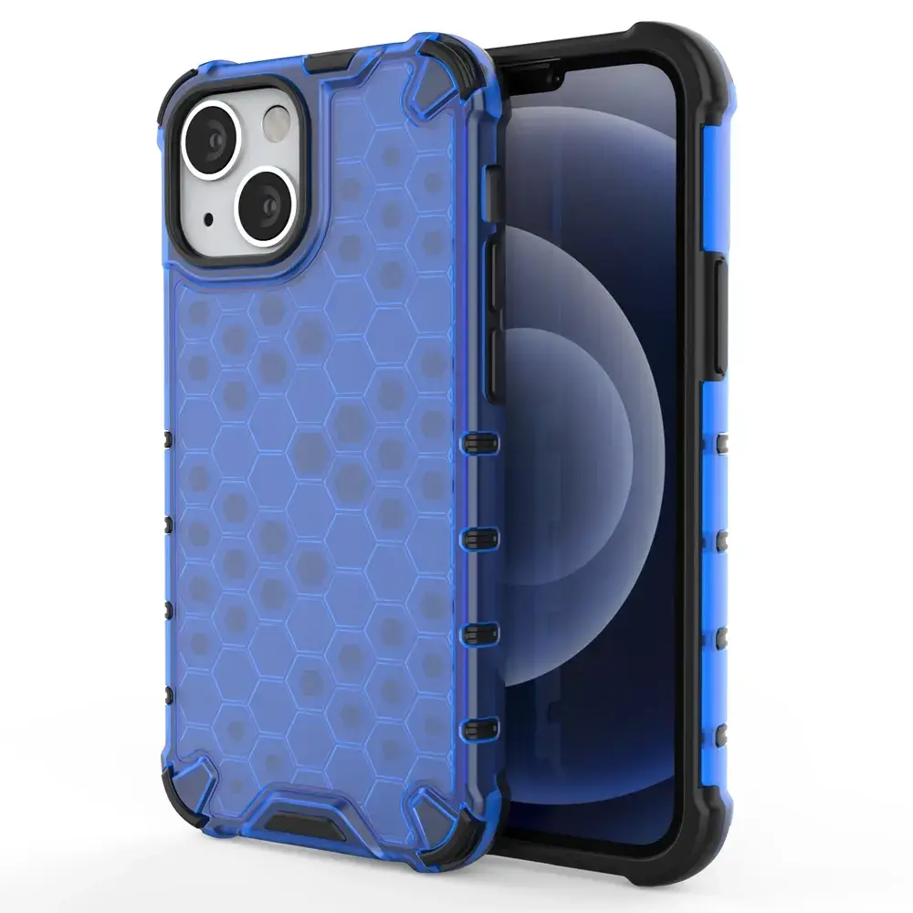 Honeycomb Armor maciņš telefonam iPhone 13 mini zils