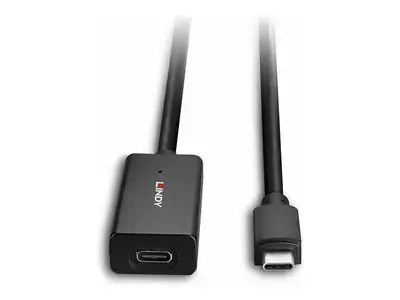 Lindy - USB-C extension cable - 24 pin USB-C to DC jack 3.5 mm, 24 pin USB-C - 5 m