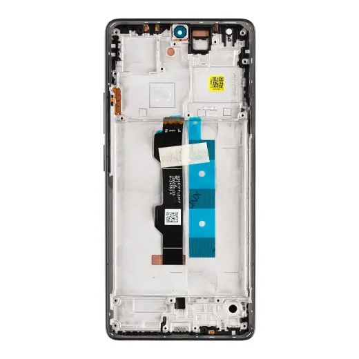 LCD Display + Touch Unit + Front Cover for Poco M6 Pro 4G Black (Service Pack)
