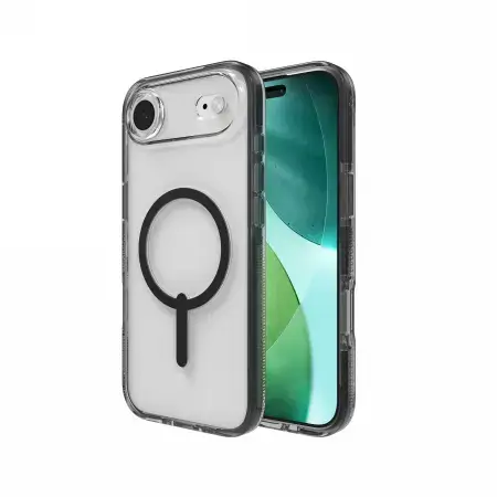 ZAGG Santa Cruz Snap MagSafe Case for iPhone Air - Clear and Black
