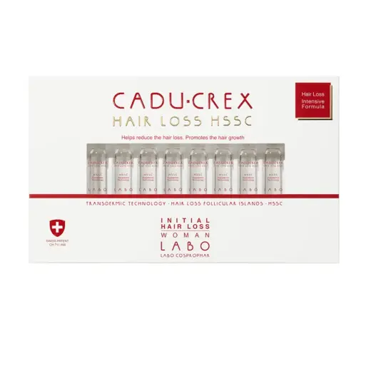 Labo, Cadu-Crex Advanced Stage, Anti-Hair Loss, Ampoules Treatment Serum, For Scalp, For Women, 20 pcs, 3.5 ml
