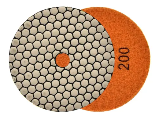 Dimanta disks sausai pulēšanai 125mm  200 keramikai