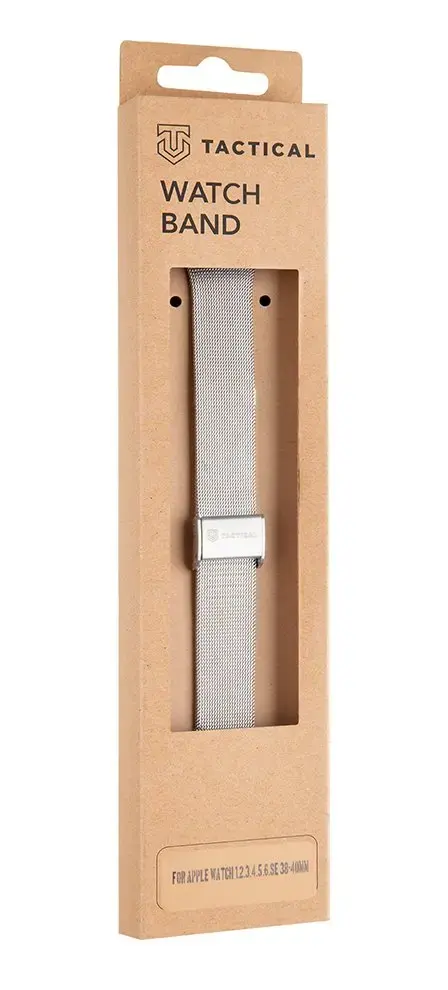 Tactical 748 Loop Slim Stainless Steel Band for Watch 1|2|3|4|5|6|7|SE 38|40|41mm Silver