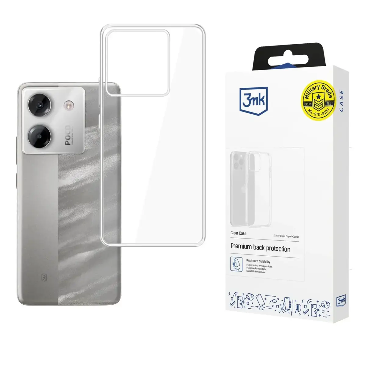 3mk Clear Case for Xiaomi Poco M7 Pro 5G - transparent
