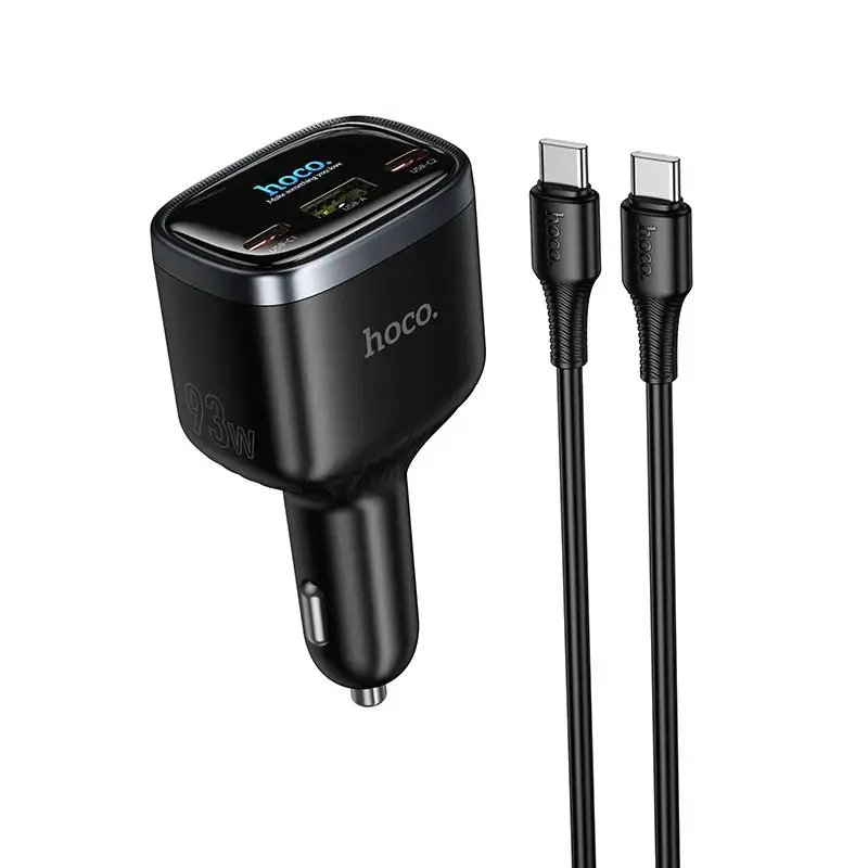 Hoco Car charger USB-A + 2x