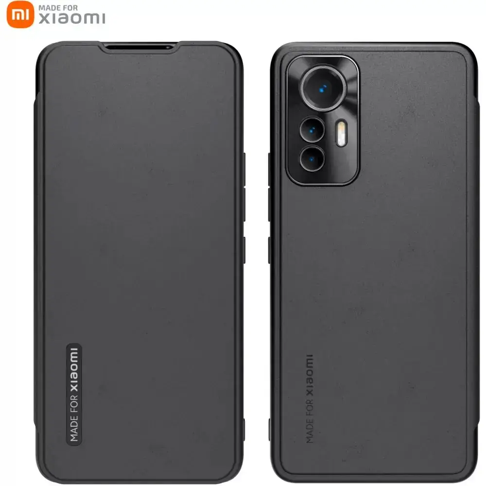 Made for Xiaomi Book Case for Xiaomi 12 Lite 5G Black