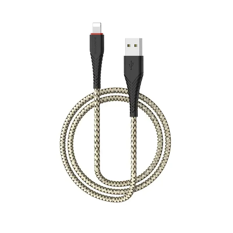 Borofone X25 Data and Charging Lightning (MD818) Cable 100 cm Black