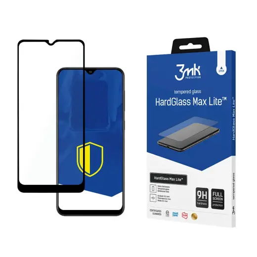 Защитное стекло 3mk HardGlass Max Lite для Samsung Galaxy A03s (A037) с аппликатором