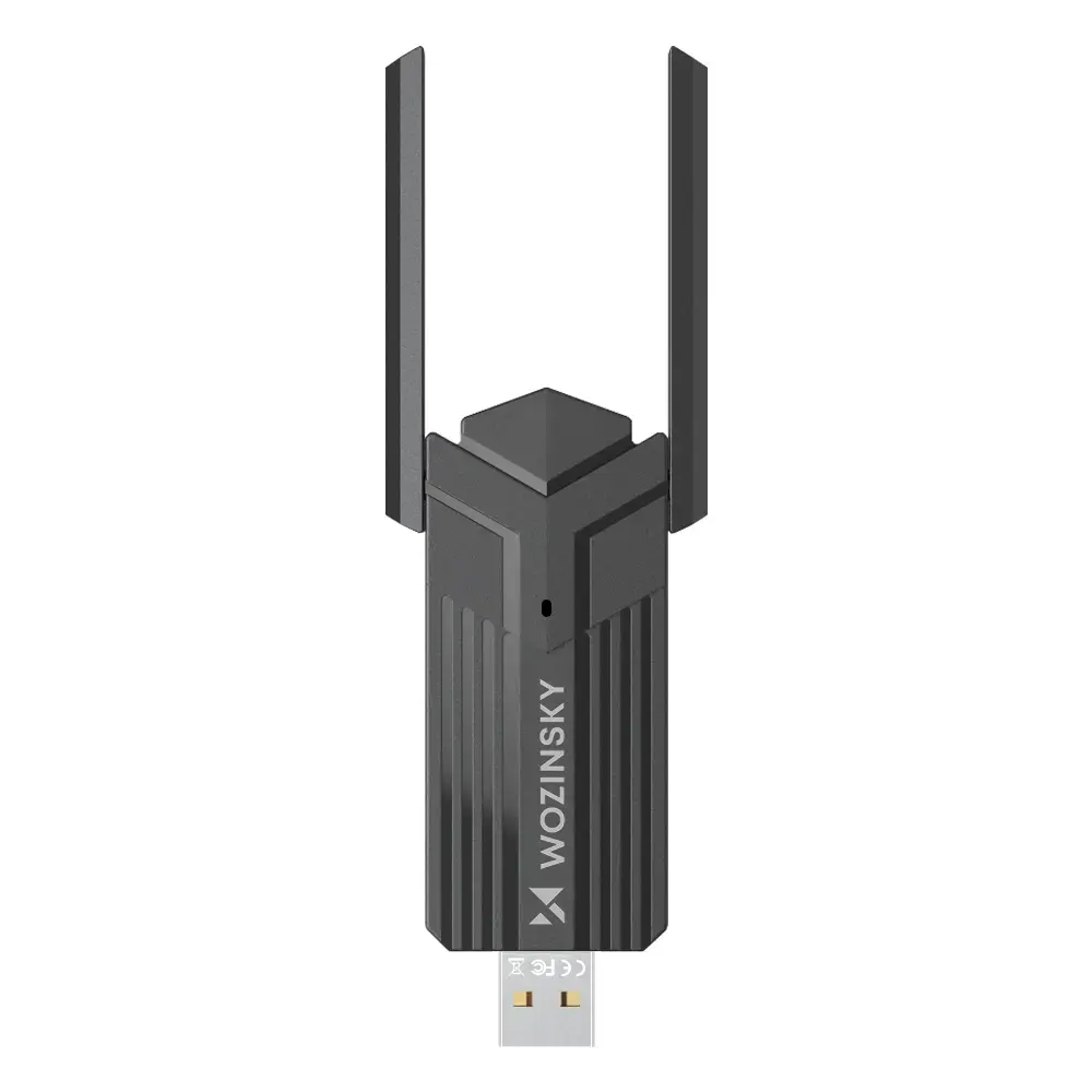 Wozinsky WAX-1800 Dual-Band Wireless USB 3.0 WiFi 6 Adapter - Black