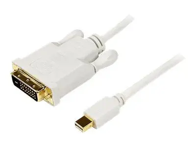 StarTech.com 6 ft Mini DisplayPort to DVI Adapter Cable - Mini DP to DVI Video Converter - MDP to DVI Cable for Mac | PC 1920x1200 - White (MDP2DVIMM6W) - DisplayPort cable - 1.82 m