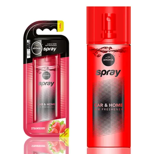 Car air freshener AROMA SPRAY STRAWBERRY