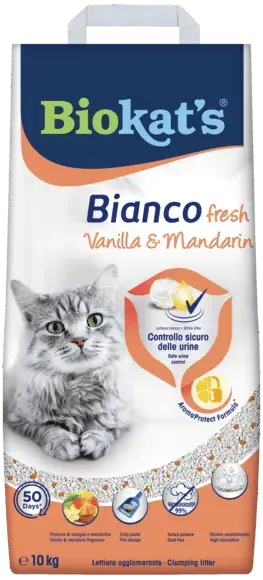 Smiltis kaķu tualetei : Gimborn Biokats Fresh Vanilla|Mandarin10kg