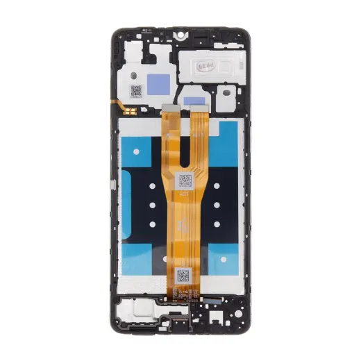LCD display + Touch Unit + Front Cover Samsung A065 Galaxy A06 Black (Service Pack)
