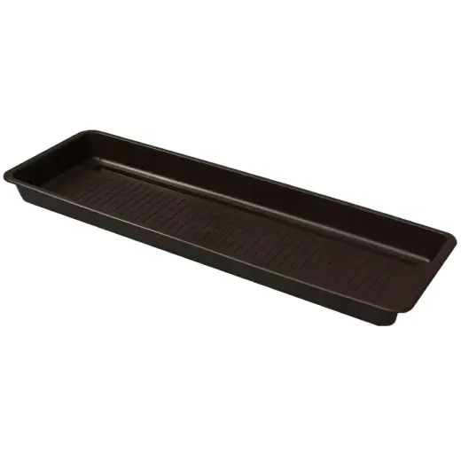 Saucer 50cm for Popular balcony box, brown