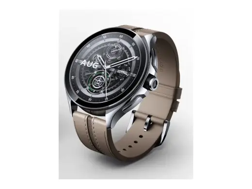 Xiaomi Watch 2 Pro - 4G LTE Silver Case with Brown Leather Strap  6941812724774