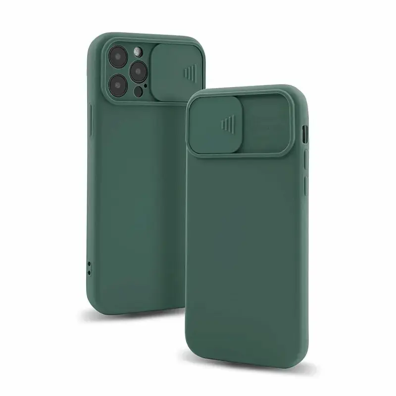 Fusion Camera Protect silicone case for Apple iPhone 13 Pro green