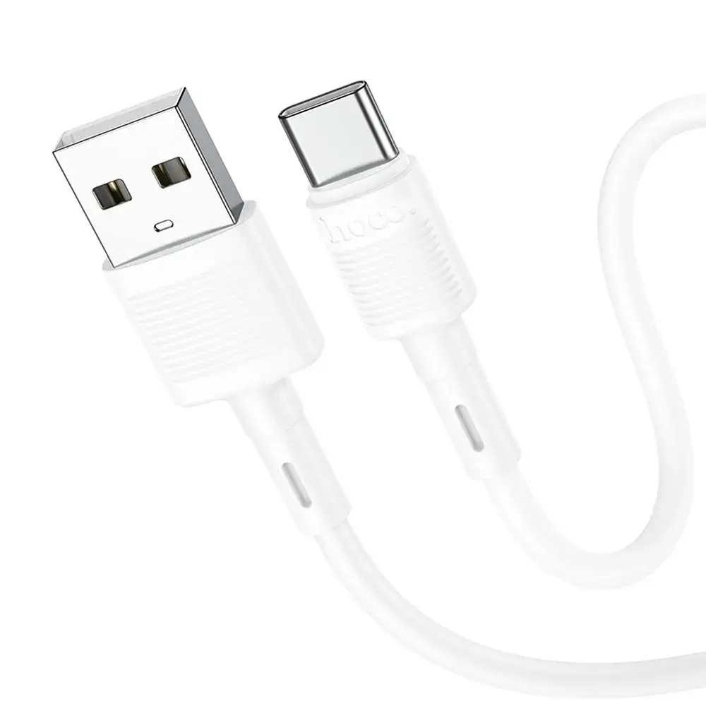 HOCO X83 datu pārraides un uzlādes vads | USB-A uz USB-C | 15W | 1m | balts