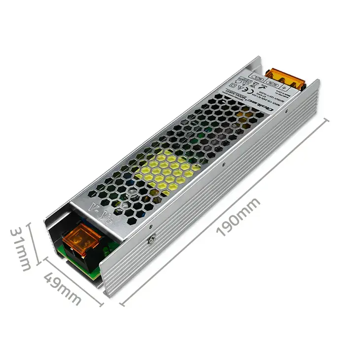 Qoltec LED Driver IP20 120W | 12V | 10A | Slim case