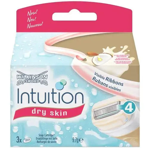 Wilkinson Sword Intuition Dry Skin (3 Pieces) - Replacement Blade