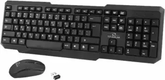 Titanum TK108 Bezvadu multimedia klaviatūra ar peli 1000dpi ENG