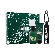 Green Wood Dárková sada EDT 100 ml, sprchový gel 100 ml a klíčenka