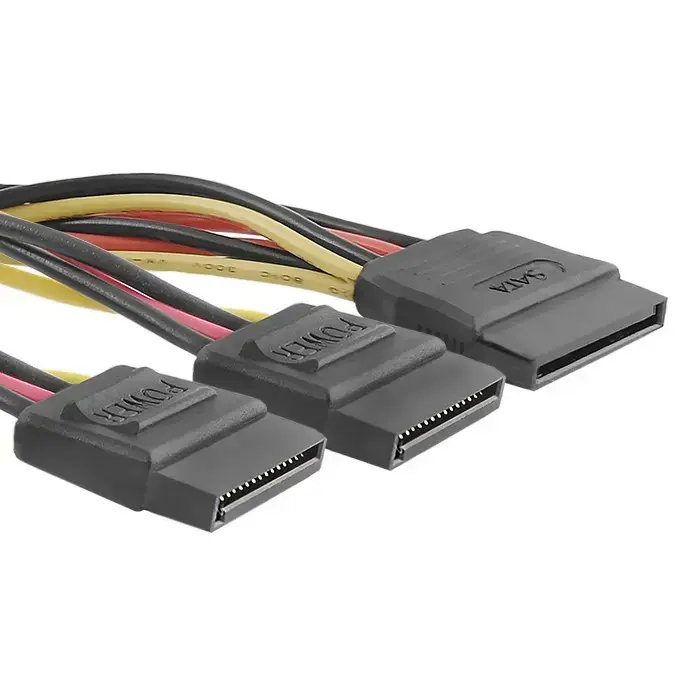 Qoltec SATA cable splitter SATA female | 2xSATA female | 0.2m