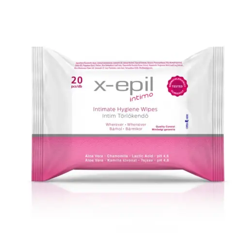 X-Epil, Intimate Hygiene, Intimate Wipes, 20 pcs