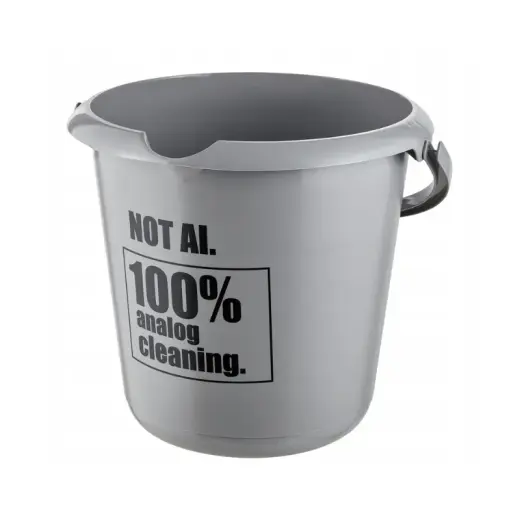 Spainis deko 10L Ilvie "Not Ai" Ø30x28cm pelēks