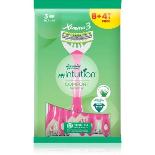 Wilkinson Sword My Intuition Comfort Sensitiv E 8 + 4 Disposable Razor for Women
