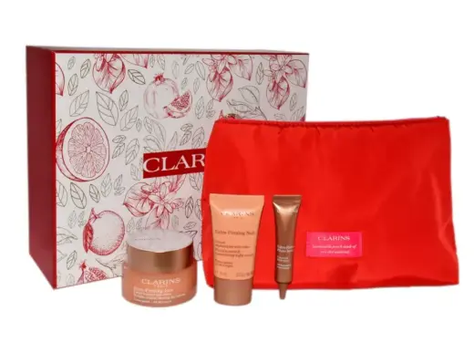 Set Clarins Extra Firming Day Cream 50ml + Extra Firming Serum 10ml + Extra Firming Night Cream 15ml