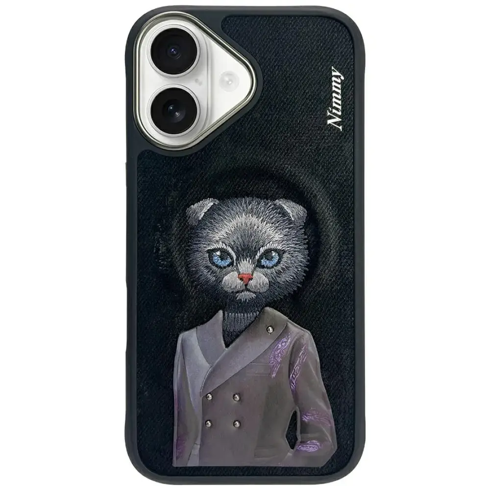 Nimmy Magnetic fashion cute pet telefona maciņš iPhone 16 melns