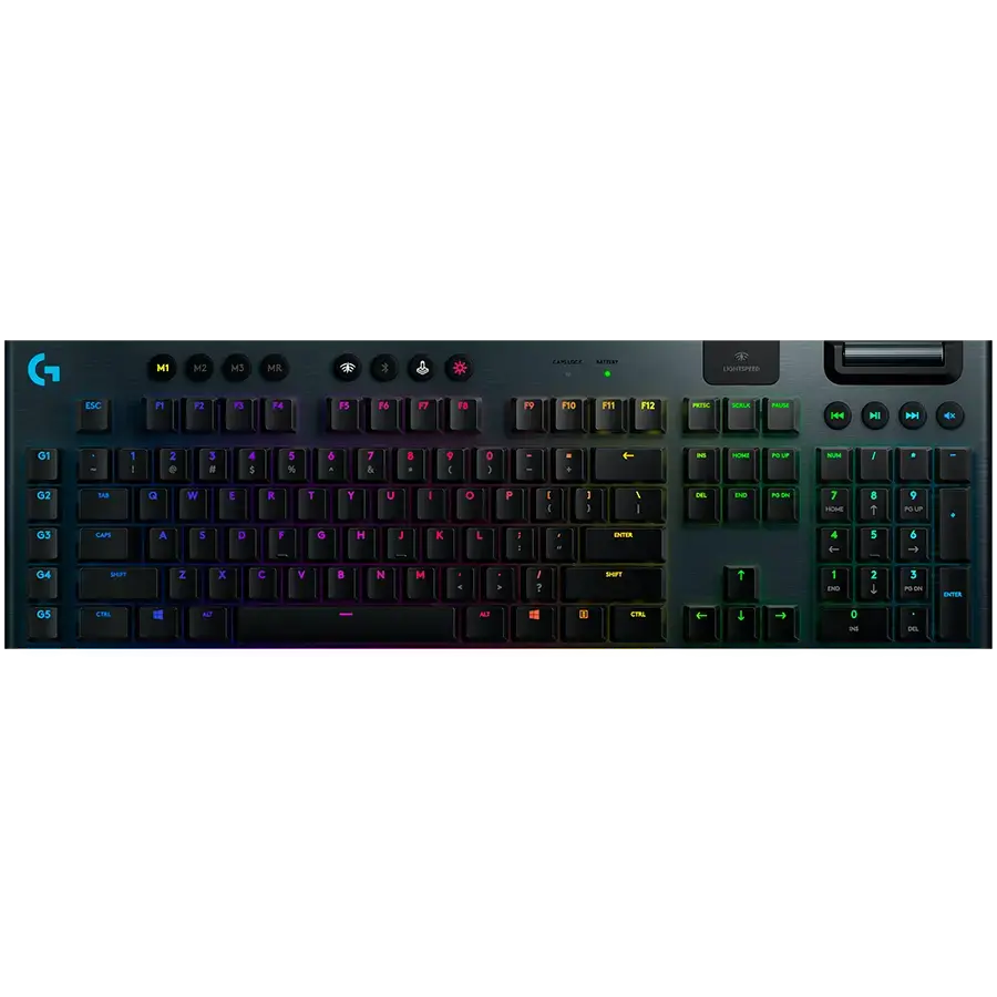LOGITECH G915 LIGHTSPEED Wireless Mechanical Gaming Keyboard - CARBON - NORDIC - LINEAR