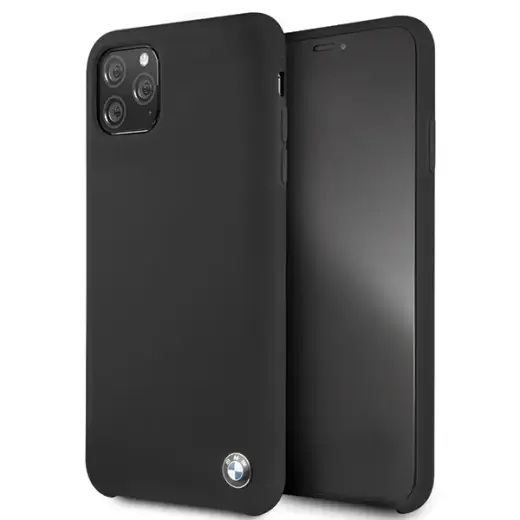 Etui hardcase BMW BMHCN65SILBK iPhone 11 Pro Max czarny|black Silicone