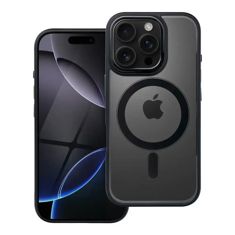 Color Edge Mag maciņš ar MagSafe atbalstu telefonam iPhone 16 Pro melns
