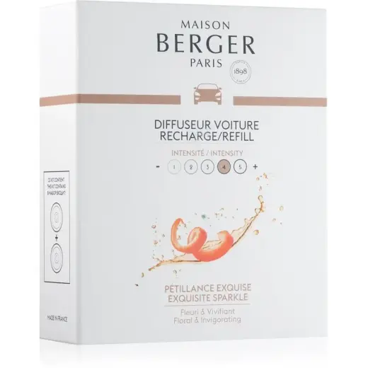Maison Berger Paris Exquisite Sparkle Car Air Freshener Refill 2 X 17 G