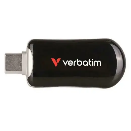 Pendrive Verbatim Plectra 256GB USB-C black 30226