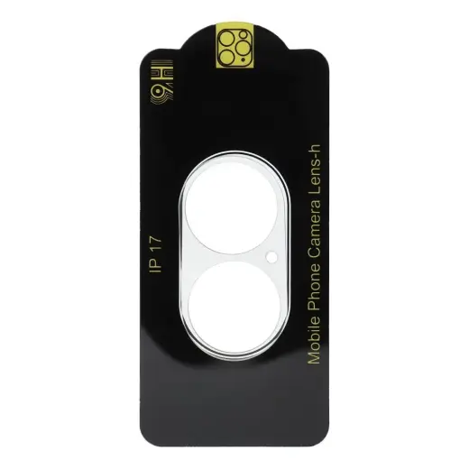 5D Full Glue Camera Tempered Glass - for iPhone 17 Transparent
