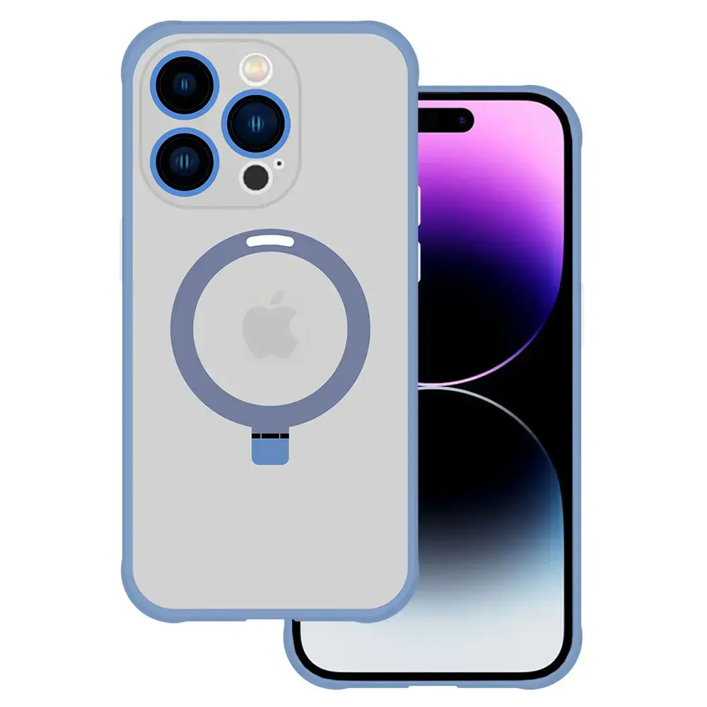 Tel Protect Magical Magsafe Stand Case for Iphone 13 Pro Max blue