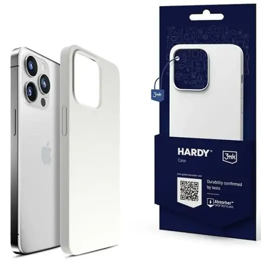 3MK Hardy Case iPhone 13 Pro Max 6,7" silver-white MagSafe