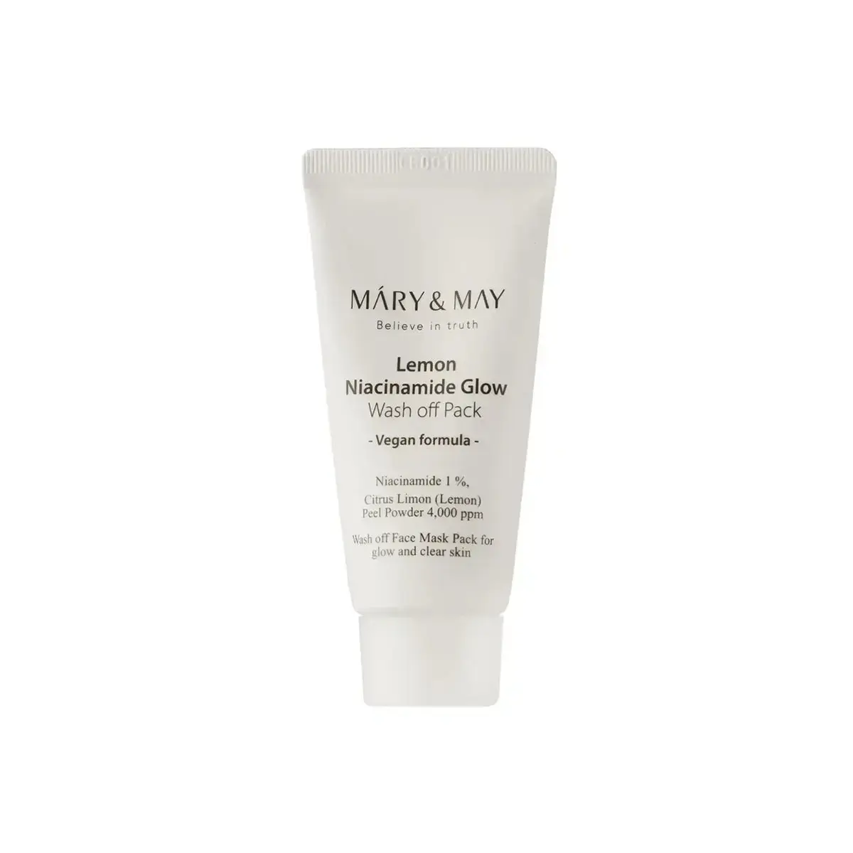 Mary and May, Lemon Niacinamide Glow, Cleansing & Purifying, Clay Mask, 30 g
