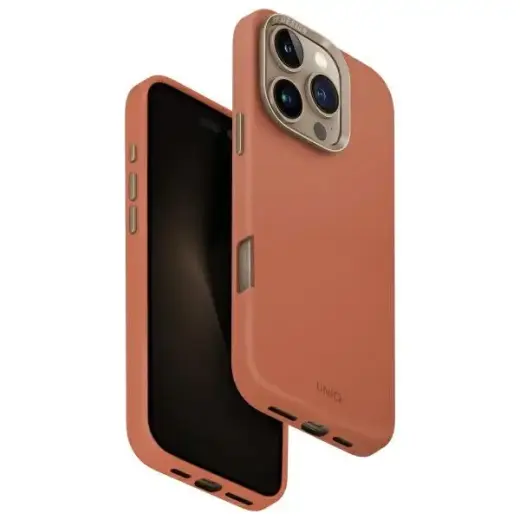 UNIQ Lyden чехол с поддержкой MagSafe для телефона iPhone 16 Pro Max коричневый