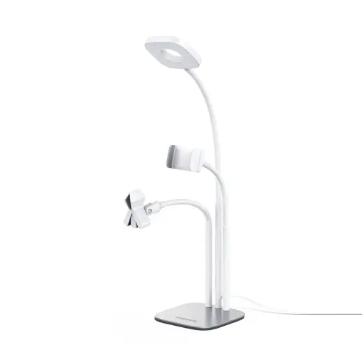 Ugreen phone stand for live streaming YouTube TikTok video recording set LED ring flash white (60318)