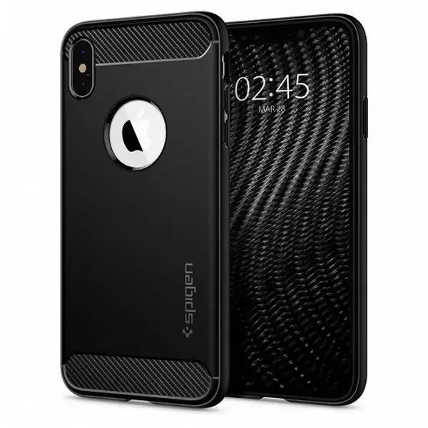 Spigen Rugged Armor iPhone Xs Max blackmatt|czarny 065CS25125