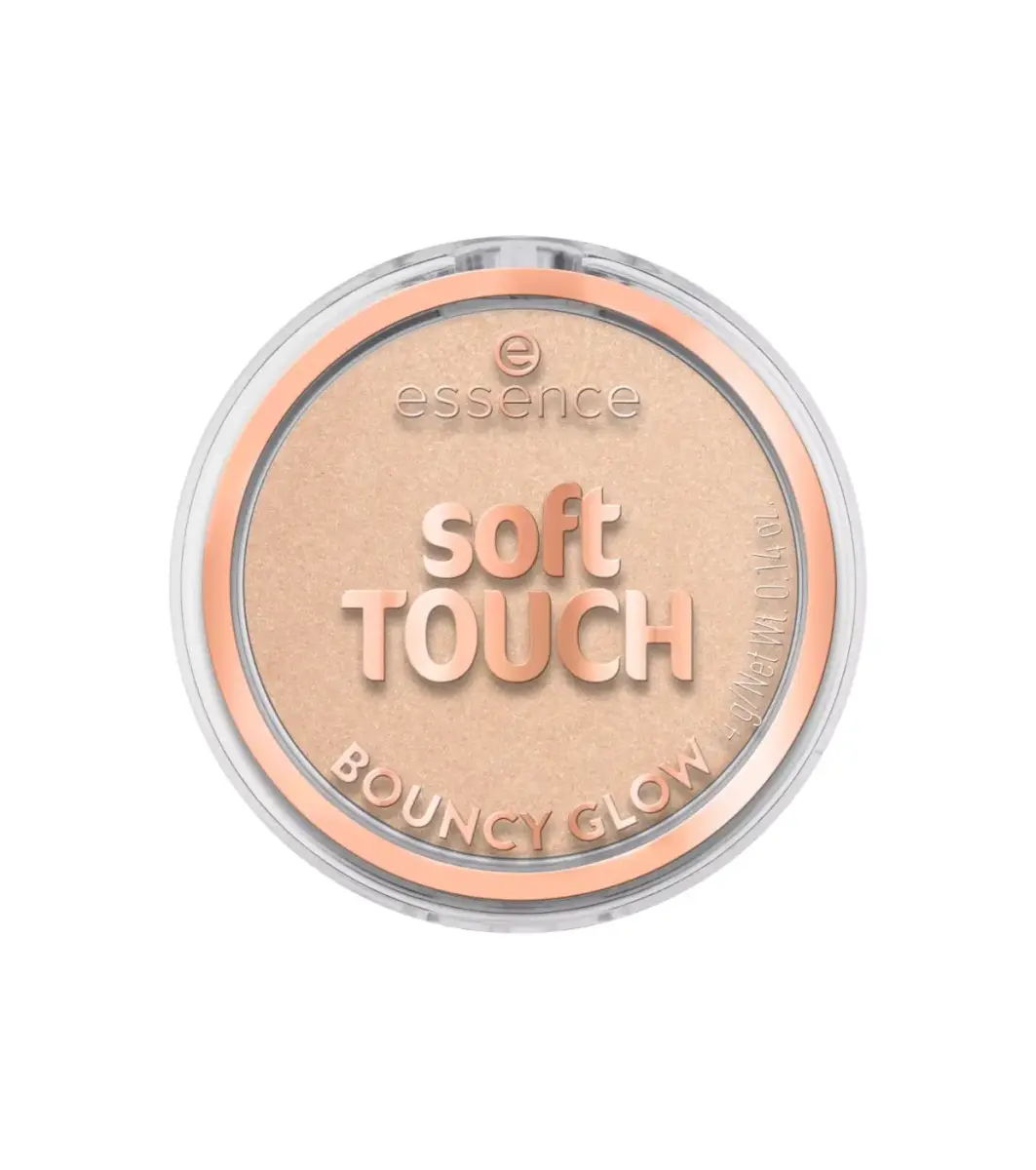Essence, Soft Touch Bouncy Glow, Highlighting, Highlighter Powder, 10, Soft Glaze, 4 g