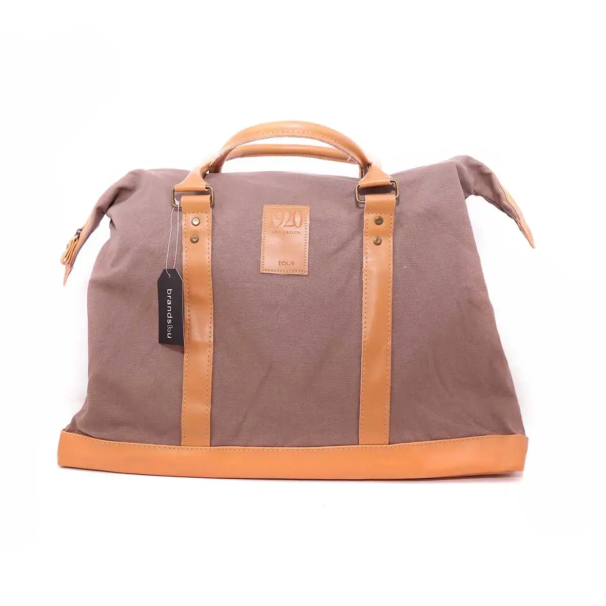 Tous, 1920 The Origin, Textile Bag, Travel Bag, Brown, For Women