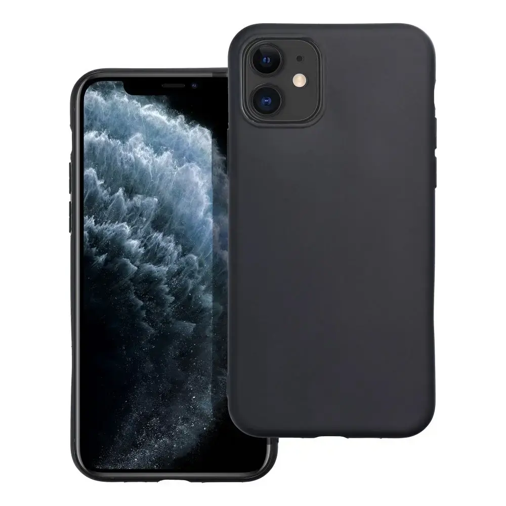 Matt maciņš telefonam iPhone 11 Pro melns