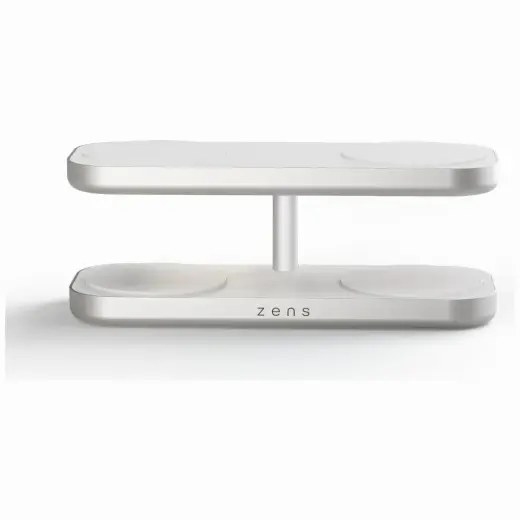 Zens Quattro Pro 4-in-1 bezvadu lādētājs | Qi 2 | Saderīgs ar MagSafe | melns