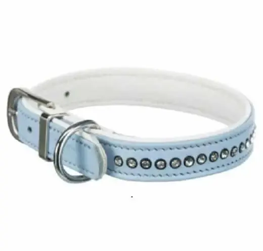 Kakla siksna - Trixie Active Comfort collar with rhine stones, S–M: 27–33 cm|15 mm