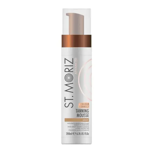 St. Moriz, Colour Correcting Tanning, Hydration, Mousse, For Face, 200 ml