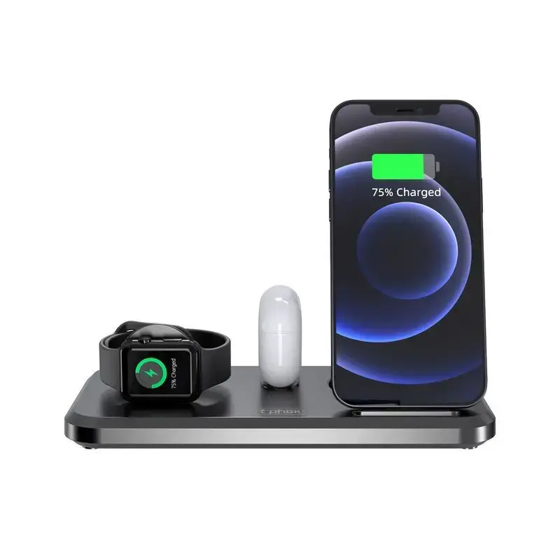 INDUCTIVE CHARGER T-PHOX POWERPAD 3IN1 BLACK WIRELESS